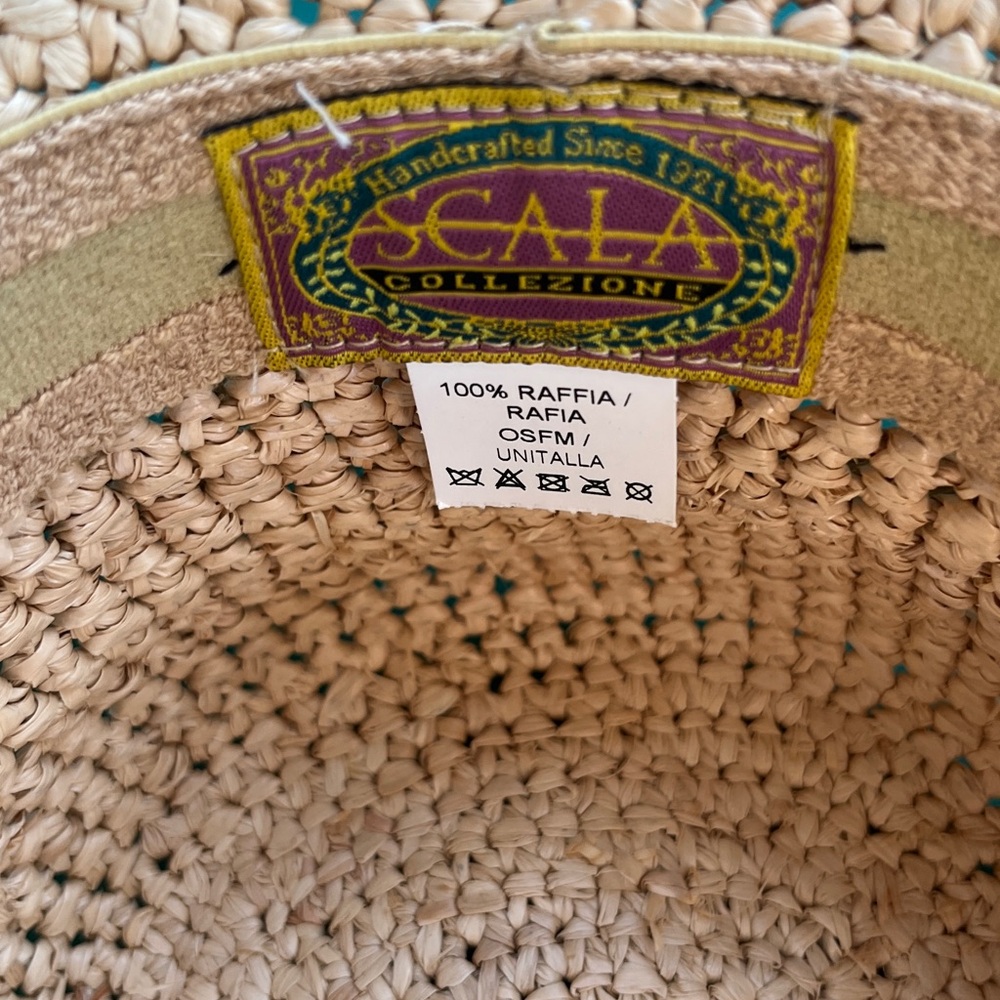 Scala Crochet 100% Raffia Hat - Picture 4 of 5